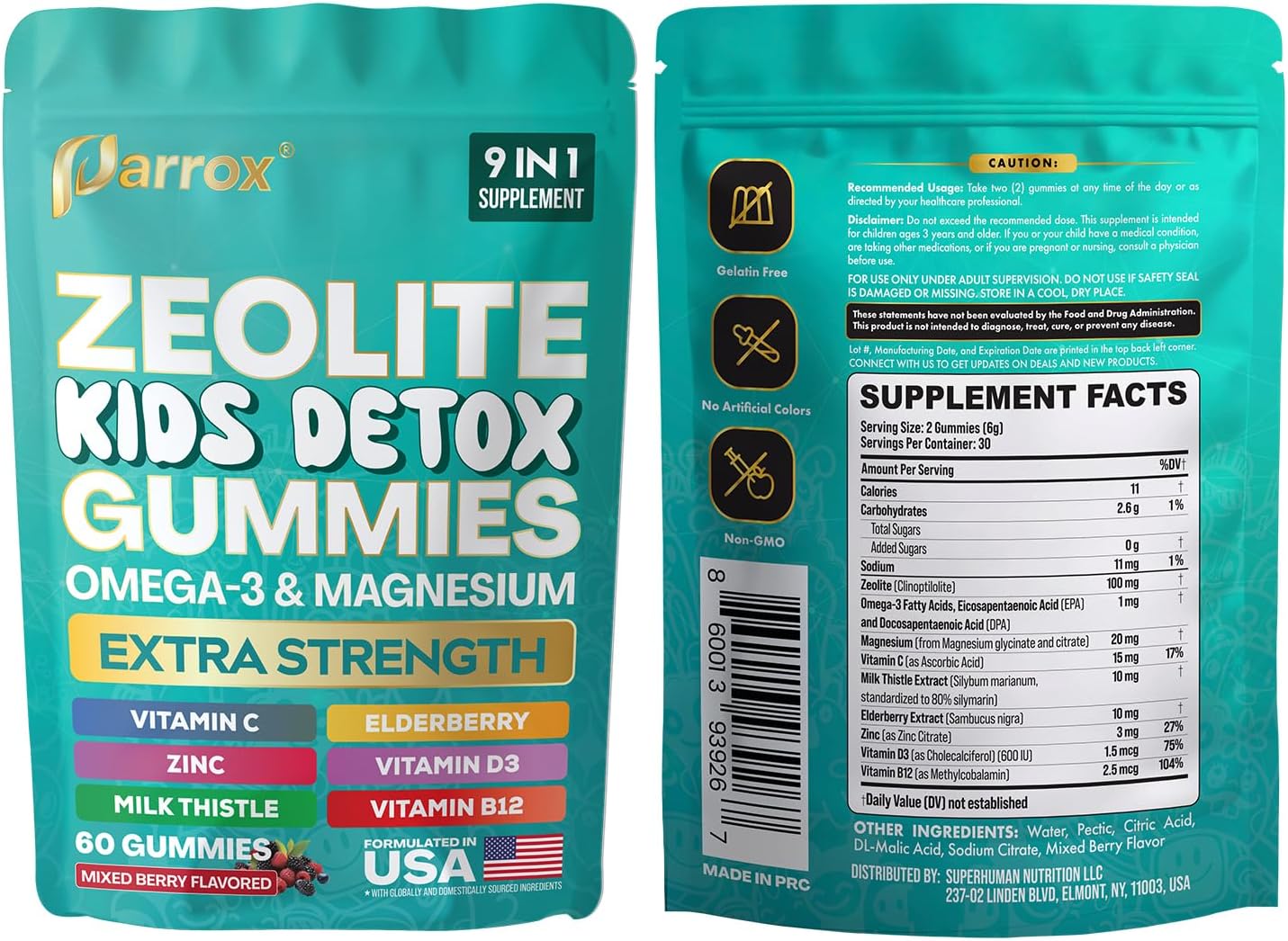 Spectral Zeolite Kids Detox