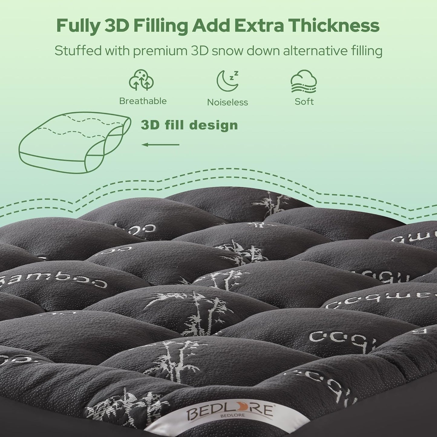 Bamboo Bliss Mattress Topper
